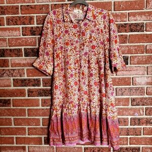 Natural Life Becca Floral Mini Dress